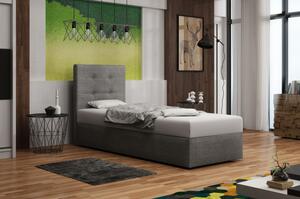 Čalouněná postel 80x200 DELILAH - šedá