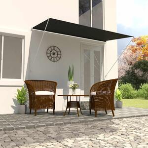Zatahovací markýza antracitová 350 x 150 cm 143762
