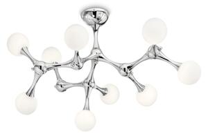 Stropní svítidlo Ideal lux 133393 NODINO PL9 CROMO 9xG9 15W 3000K chrom