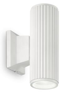 Exteriérové ​​nástěnné svítidlo Ideal lux 129457 BASE AP2 BIANCO 2xGU10 28W IP44