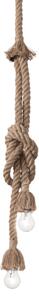Závěsné svítidlo Ideal lux 134840 canape SP2 2xE27 15W černá