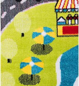 Dětský kusový koberec City zelený 100x150cm