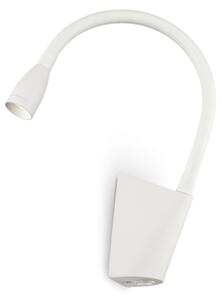 Nástěnné svítidlo Ideal lux 142708 GOOSE AP1 BIANCO 1xLED 3W / 200lm 3000K bílá