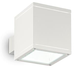 Exteriérové ​​nástěnné svítidlo Ideal lux 144276 SNIF SQUARE AP1 BIANCO 1xG9 40W bílá IP44