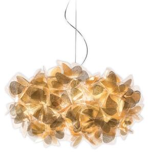 Závěsná svítidlo Slamp, Clizia Mama Non Mama, stmívatelné, Zlatá / mosazná, Obývací pokoj, Plast, Design