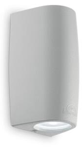 Exteriérové ​​nástěnné svítidlo Ideal lux 147796 KEOPE AP2 SMALL GRIGIO 2xGU10 6W 4000K šedá IP55