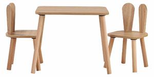 Set dětský stolek a 2 židle Tavosan (ořech). Akce -18%