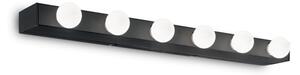 Nástěnné svítidlo Ideal lux 159508 PRIVE AP6 NERO 6xE14 40W