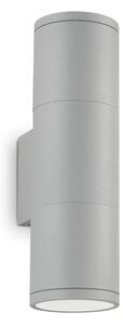 Exteriérové ​​nástěnné svítidlo Ideal lux 163628 GUN AP2 SMALL GRIGIO 2xGU10 35W IP44 IP44