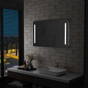 Koupelnové nástěnné zrcadlo s LED osvětlením 100 x 60 cm 144707