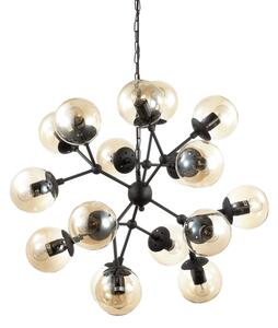 Závěsné svítidlo Ideal lux 162478 Kepler SP18 18xE27 40W černá