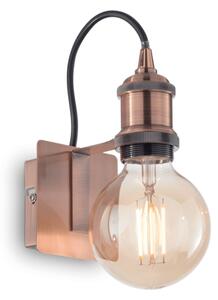 Nástěnné svítidlo Ideal lux 163338 FRIDA AP1 RAME ANTICO 1xE27 60W antická měď