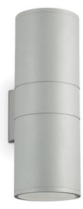 Exteriérové ​​nástěnné svítidlo Ideal lux 163604 GUN AP2 BIG GRIGIO 2xE27 60W IP54 IP54
