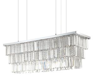 Závěsné svítidlo Ideal lux 166360 MARTINEZ SP8 CROMO 8xE14 40W chrom