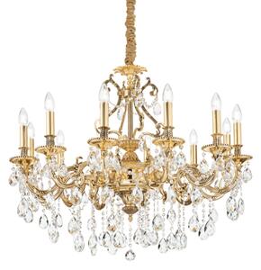 Závěsné svítidlo / Luster Ideal lux 164960 GIOCONDA SP12 ORO 12xE14 40W