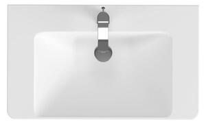 Cersanit - SET B348 LARA MILLE 80cm (SKŘÍŇKA + UMYVADLO), Bílá, S801-338-DSM