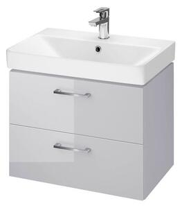 Cersanit - SET B278 LARA MILLE SLIM 60 (SKŘÍŇKA + UMYVADLO), ŠEDÁ, S801-317-DSM