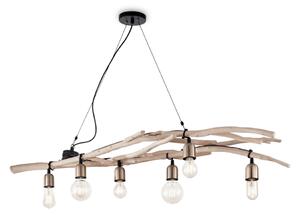 Závěsné svítidlo Ideal lux 180922 DRIFTWOOD SP6 6xE27 60W černá