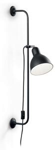 Nástěnné svítidlo Ideal lux 179643 SHOWER AP1 NERO 1xE27 60W černá