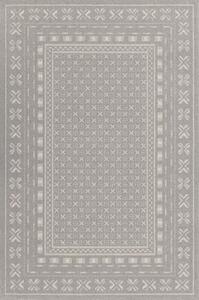 Koberec Agnella Noble Blockprint šedý