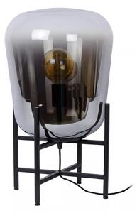 LUCIDE Stolní lampa GLORIA Smoke Grey, průměr 32cm