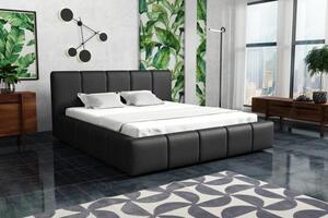 ZET, VALERA 200x200 moderní čalouněná postel s úložným prostorem
