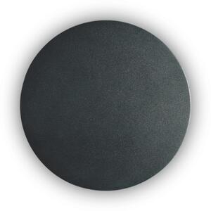 Nástěnné svítidlo Ideal lux 195742 COVER AP1 ROUND SMALL NERO 1xLED 9W / 943lm 3000K černá
