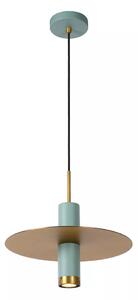 LUCIDE Závěsné svítidlo SELIN průměr 35 cm - 1xGU10 - Turquoise