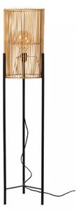 LUCIDE Stojací lampa JANTINE průměr 30 cm - 1xE27 - Light wood