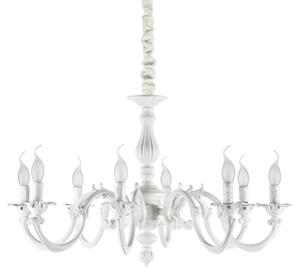 Závěsné svítidlo / Luster Ideal lux 197524 JUSTINE SP8 8xE14 40W bílá