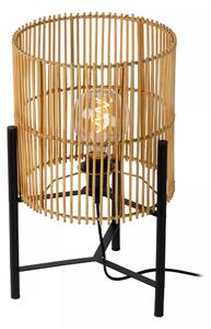 LUCIDE Stolní lampa JANTINE průměr 30 cm - 1xE27 - Light wood