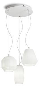 Závěsné svítidlo Ideal lux 198095 ORIGAMI SP3 3xE27 60W bílá