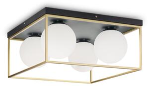 Stropní svítidlo Ideal lux 198156 Lingotto PL4 4xE14 40W černá