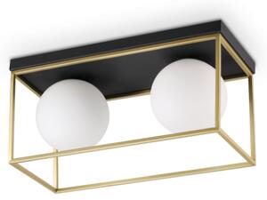 Stropní svítidlo Ideal lux 198149 Lingotto PL2 2xE14 40W černá