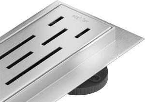 Mexen Flat nerezový sprchový žlab 60 cm vzor M01, 1020060-15