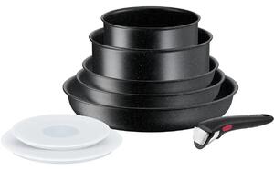 Ingenio Black Stone Sada nádobí, 8 ks TEFAL L3998802