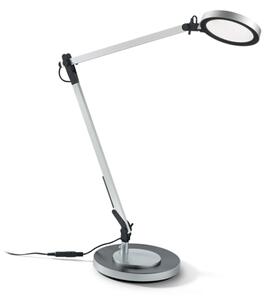 Stolní lampa Ideal lux 204895 FUTURA TL1 ALLUMINIO 1xLED 10W / 600Lm 4000K hliník