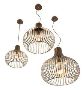Závěsné svítidlo Ideal lux 205304 ONION SP1 D48 1xE27 60W hnědá
