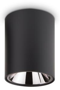 Stropní svítidlo Ideal lux 206004 NITRO ROUND NERO 1xLED 10W / 900lm 3000K černá