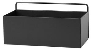 FERM LIVING Truhlík Wall Box Rectangle, Black