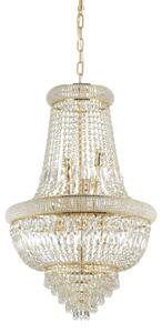 Závěsné svítidlo / Luster Ideal lux 207216 DUBAI SP10 Otto 10xE14 40W mosaz