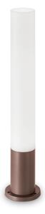 IdealLux 213071 EDO OUTDOOR PT1 ROUND zahradní sloupek GX53 1x15W IP44 kávová