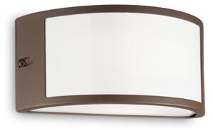Exteriérové ​​nástěnné svítidlo Ideal lux 213217 REX-1 AP1 COFFEE 1xE27 60W IP44