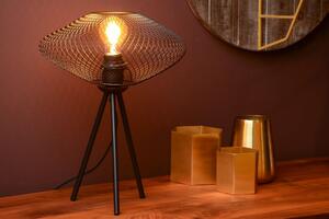 LUCIDE Stolní lampa MESH průměr 30 cm - 1xE27 - Black
