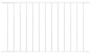 Plotový panel Woerden práškově lakovaná ocel 163x75 cm bílý 145224