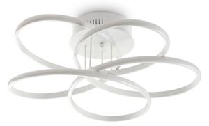 IdealLux 227825 KAROL PL D65 stropní LED svítidlo 45W 6900lm 4000K IP20 bílá