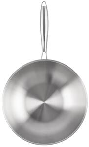 Steela Pánev wok Ø 30 cm, nerezová ORION 113234