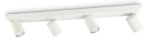 IdealLux 229089 RUDY PL4 stropní / nástěnné svítidlo (spot) GU10 4x35W IP20 bílá