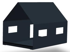 Casa Ptačí krmítko 30 x 21 x 23 cm, nerezové, antracit CORGARDEN 1095