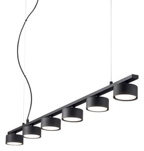IdealLux 235486 MINOR LINEAR SP6 závěsné svítidlo GX53 6x15W IP20 černá